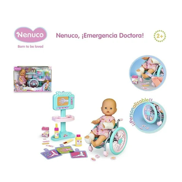 Muñeca Nenuco Emergencia Doctora 35 cm