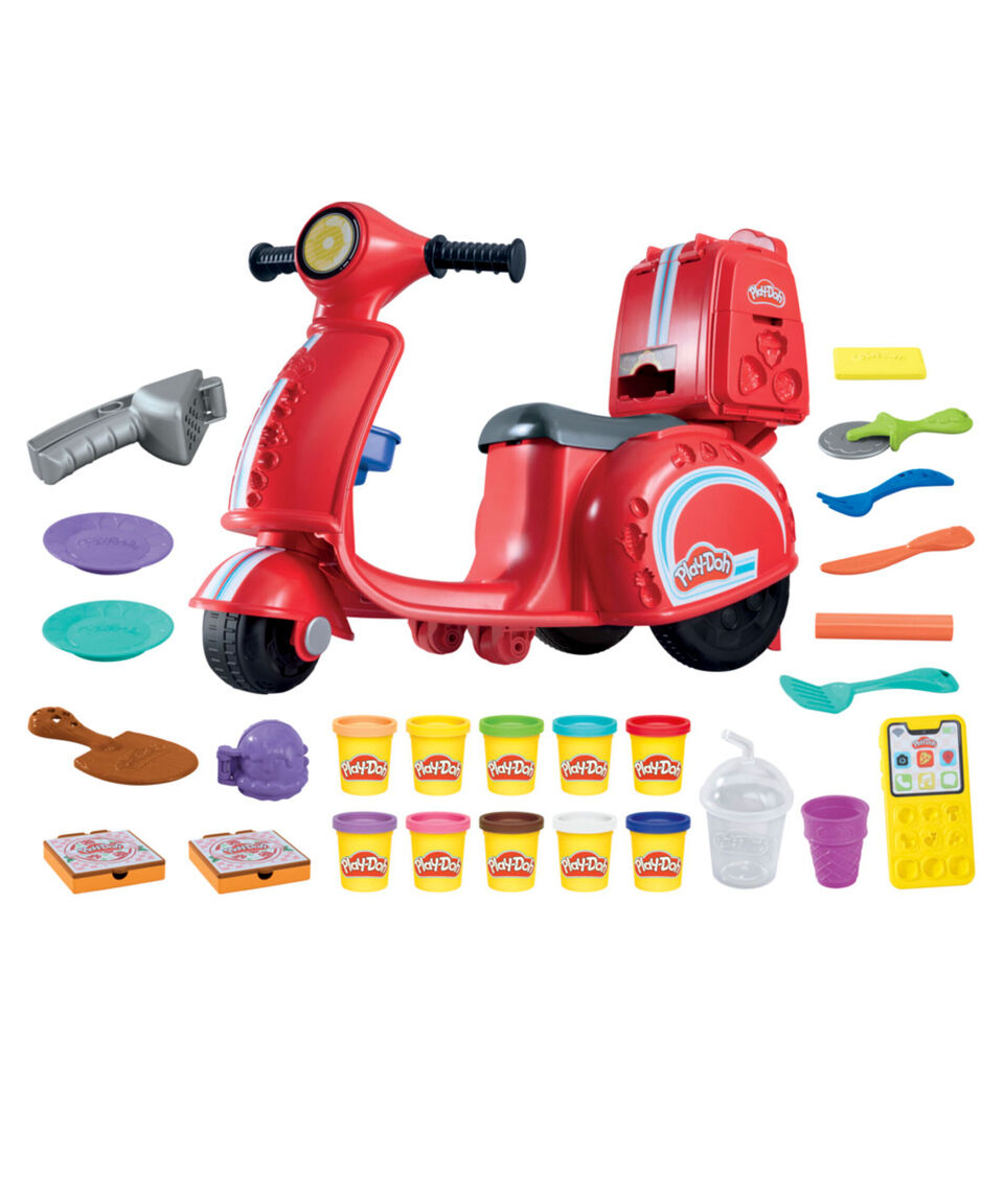 Moto Scooter Play-doh Repartidor de Pizzas