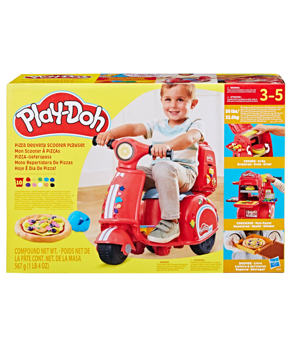 Moto Scooter Play-doh Repartidor de Pizzas