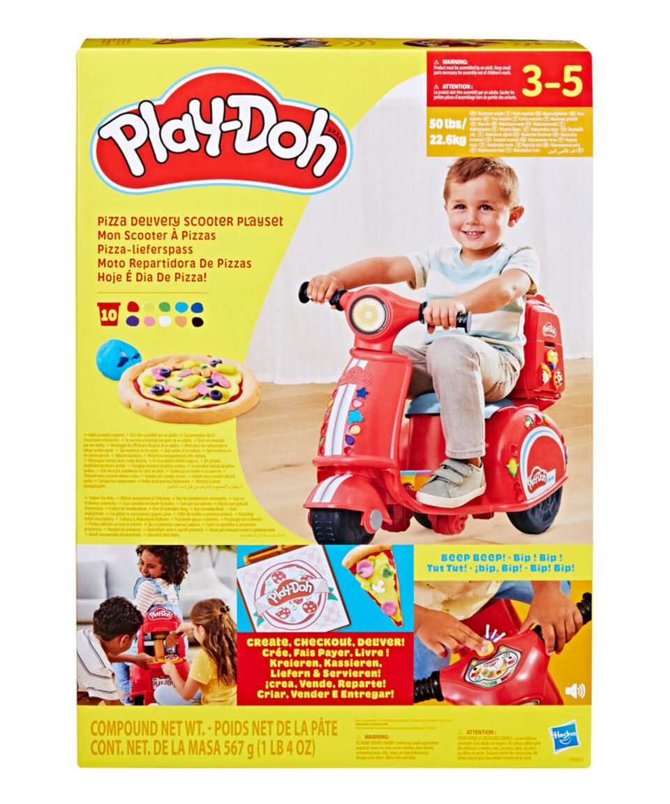 Moto Scooter Play-doh Repartidor de Pizzas
