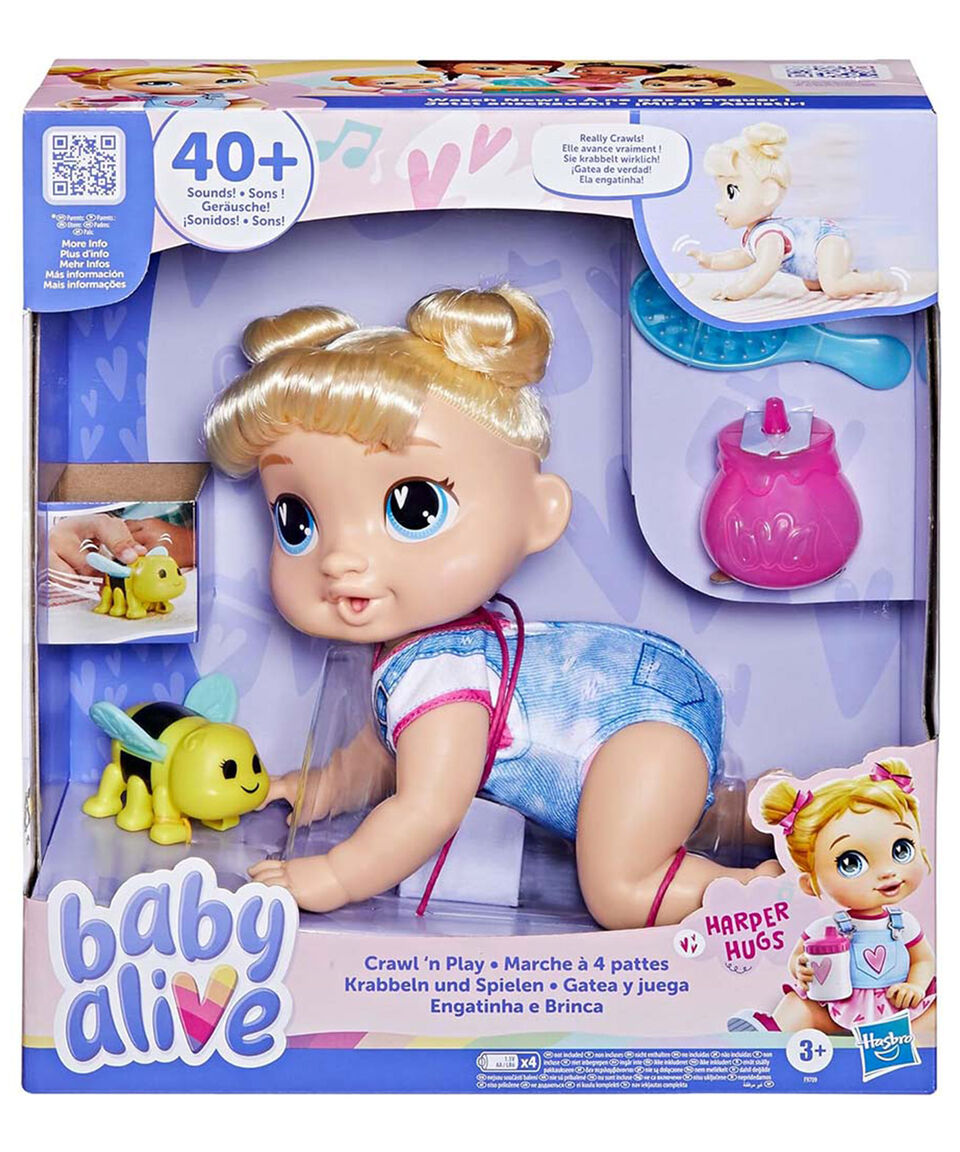 Muñeca Baby Alive Crawl N Play Harper