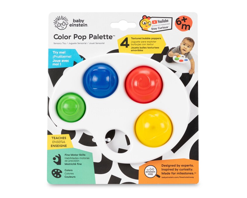 Juguete sensorial Baby Einstein Color Pop Palette