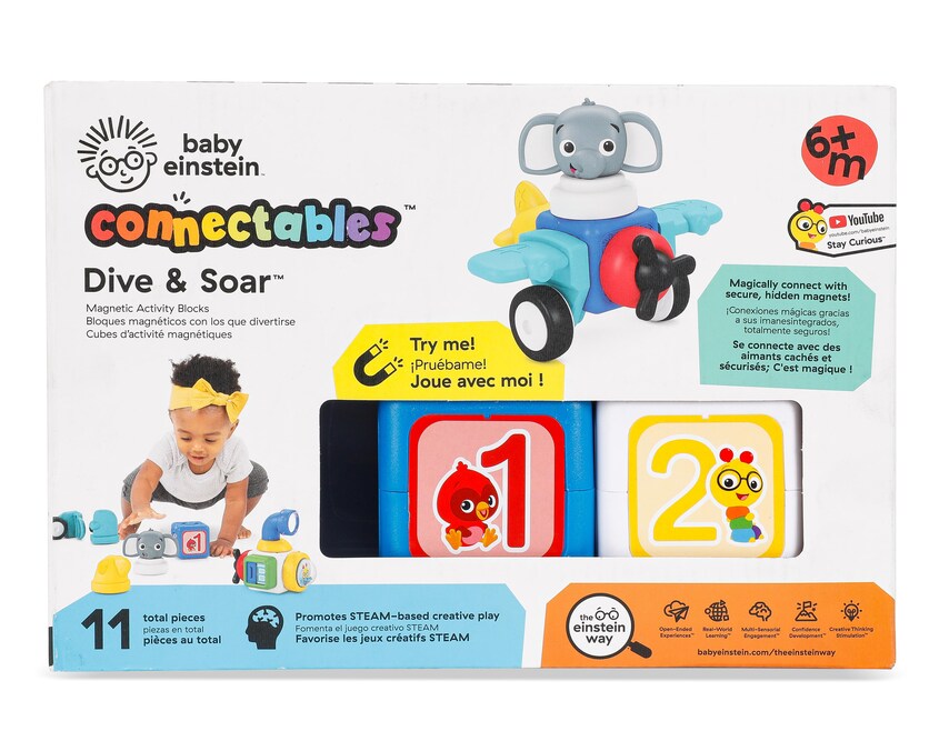 Bloques Magnéticos Connectables Dive & Soar Baby Einstein