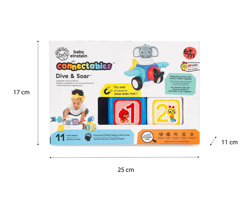 Bloques Magnéticos Connectables Dive & Soar Baby Einstein