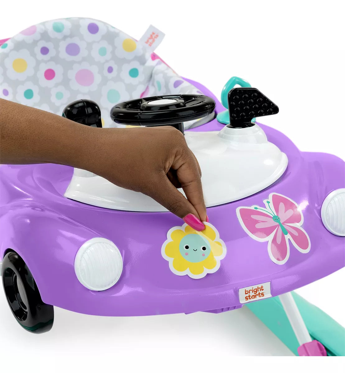 Caminador 3 En 1 Bebe Little Speedster Bright Starts 16785 Color Rosa