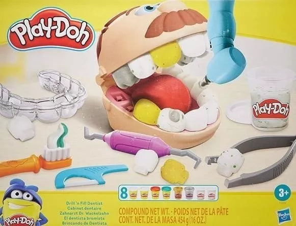Set Dentista Bromista 8 Latas Play-doh