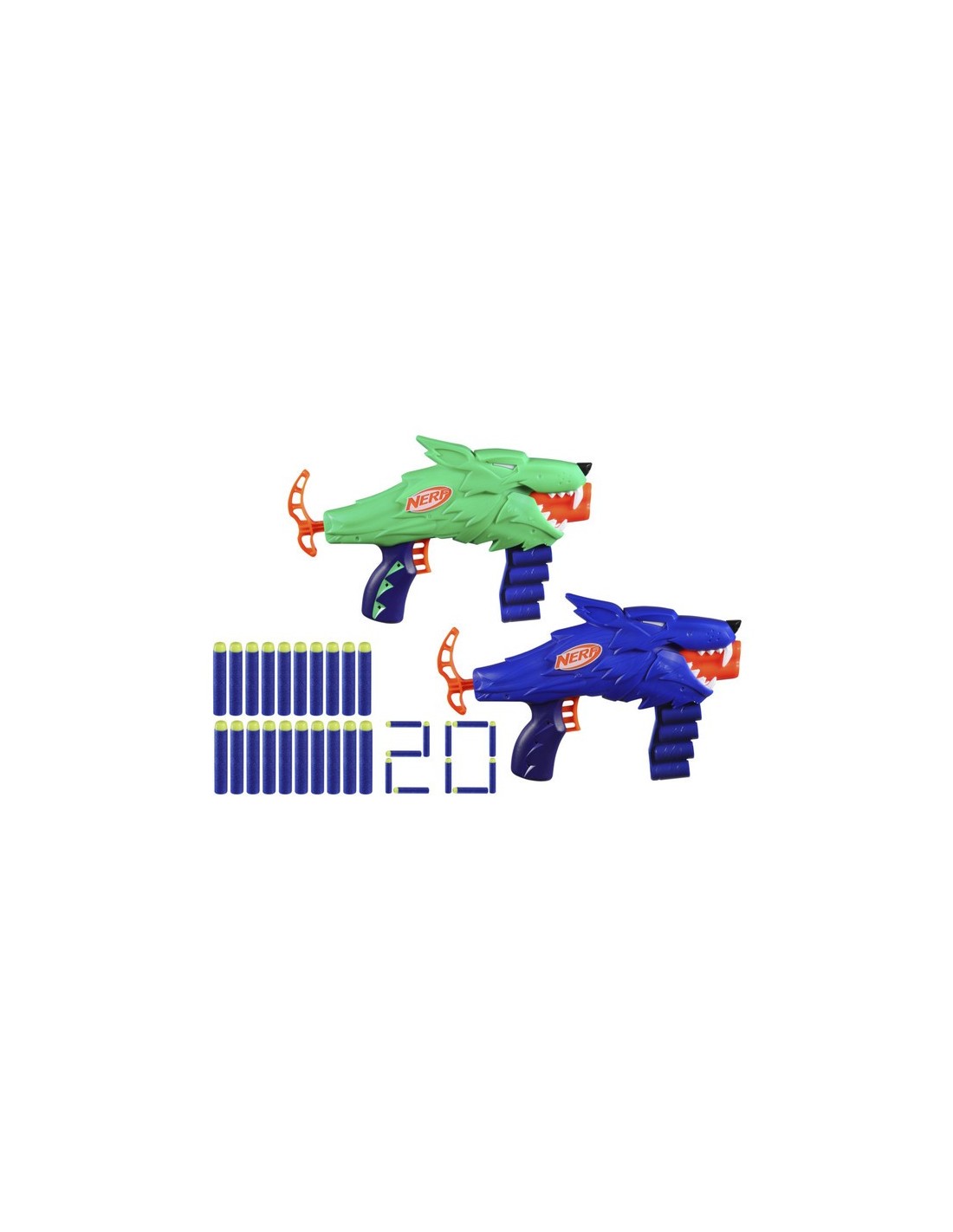 LANZADOR NERF WILD WOLFPACK