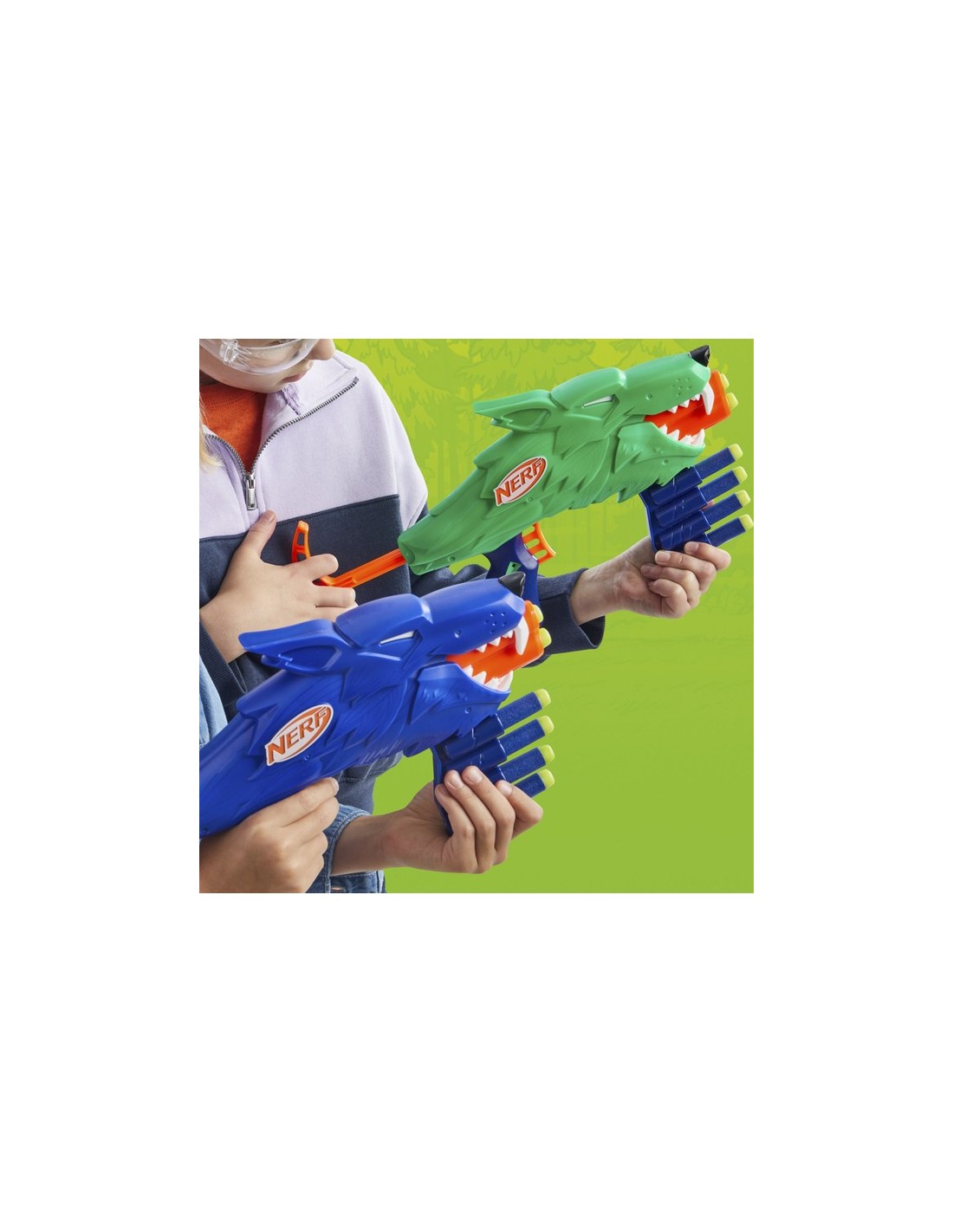 LANZADOR NERF WILD WOLFPACK