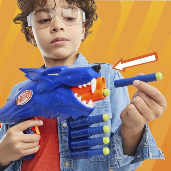LANZADOR NERF WILD WOLFPACK