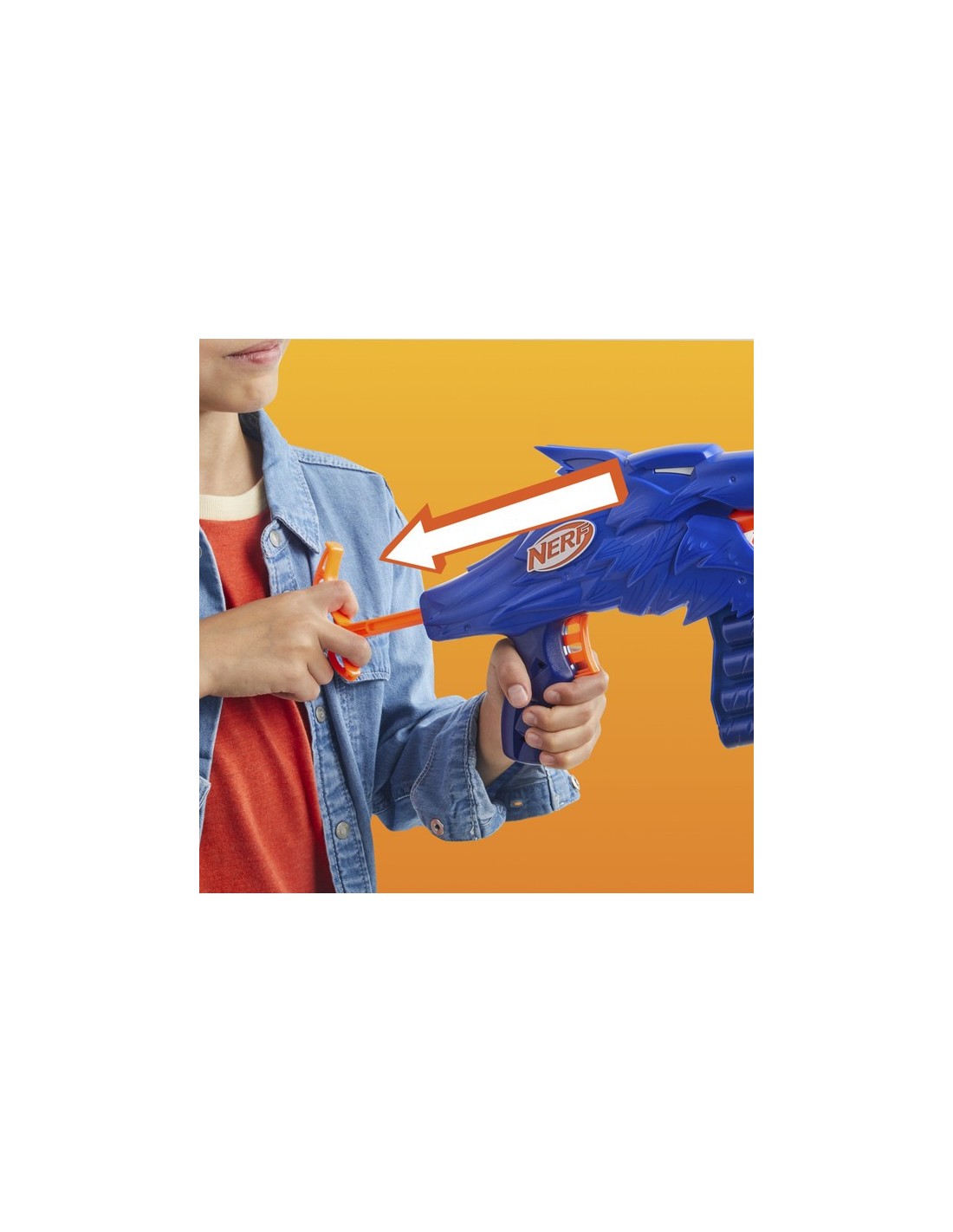 LANZADOR NERF WILD WOLFPACK