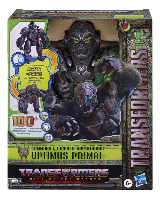 Transformers Rise Of The Beasts Command & Convert Optimus Primal De 12,5 Pulgadas
